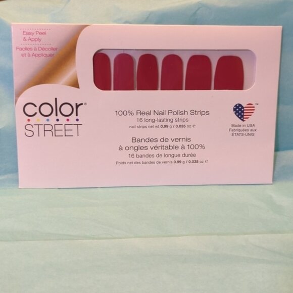 Nwt Color Street"Munich Mulberry" Nail Strips - Picture 1 of 5